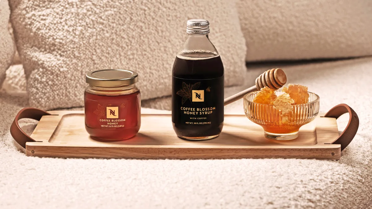 Nestlé’s Nespresso coffee line introduces honey.