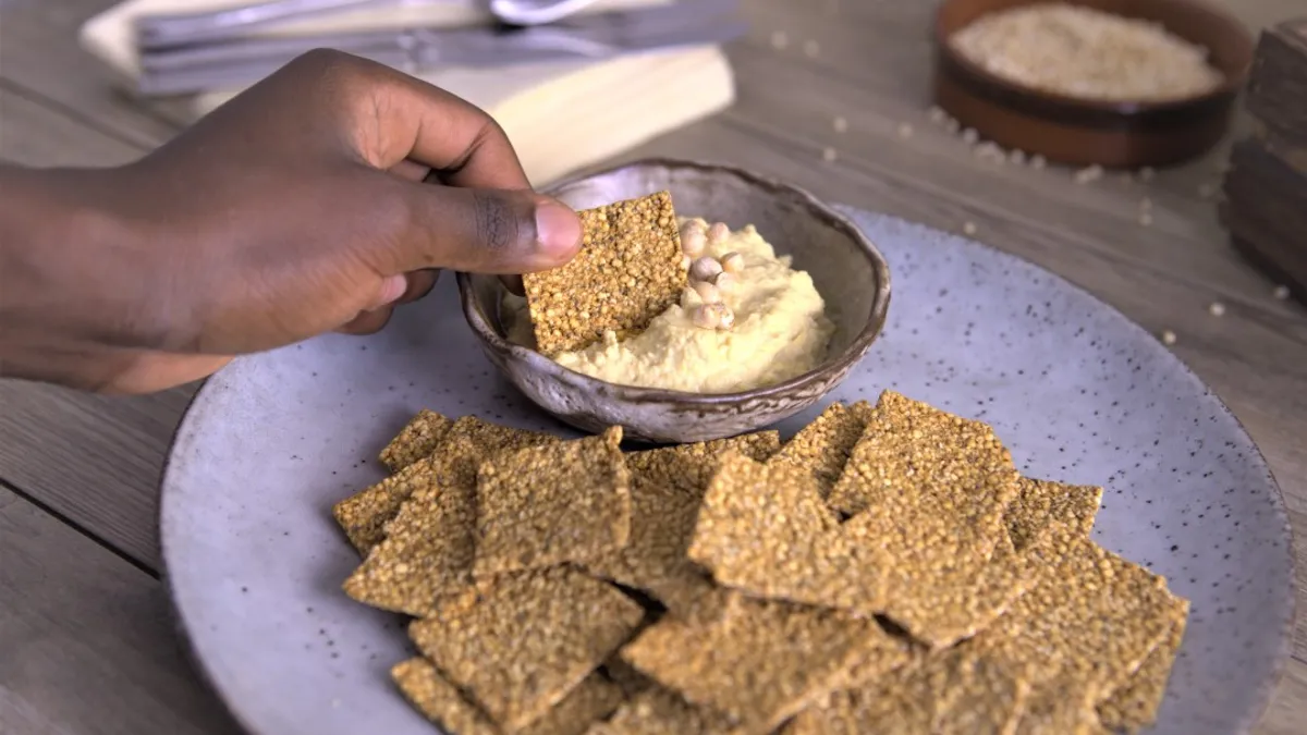 Snack made with Ingredion's citrus fiber ingredient